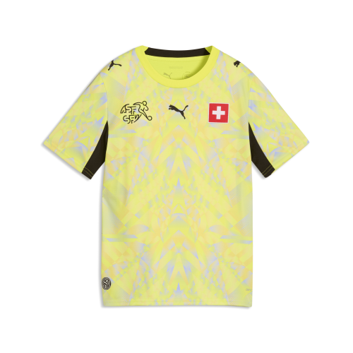 Schweiz Kinder Torwart Trikot WM Gelb - 2026